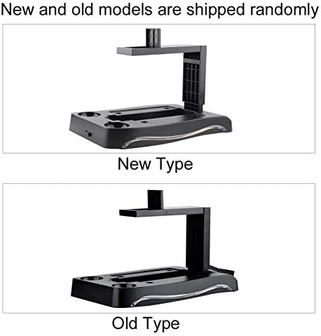 Zerone Controller Ladestation für PS4 Docking Station 4 in 1 Ständer mit 2 Gamepad Ständer für PS4 V