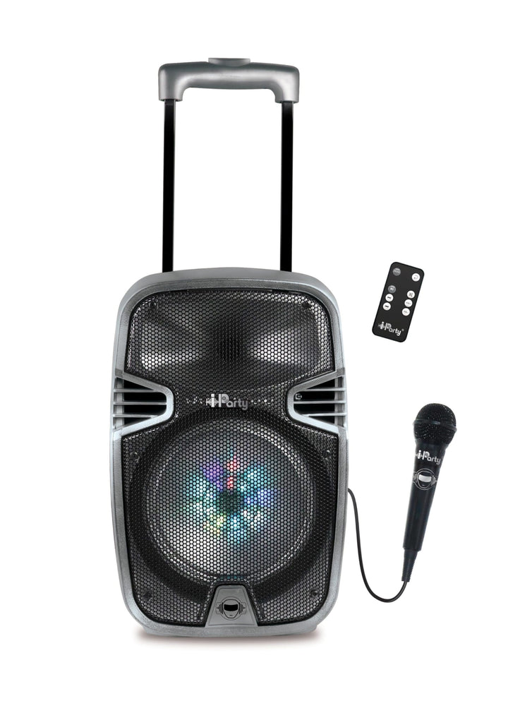 Lexibook Iparty Bluetooth®-Karaoke, Auf Rädern mit Lichteffekten und Mikrofon enthalten, Wiederaufla