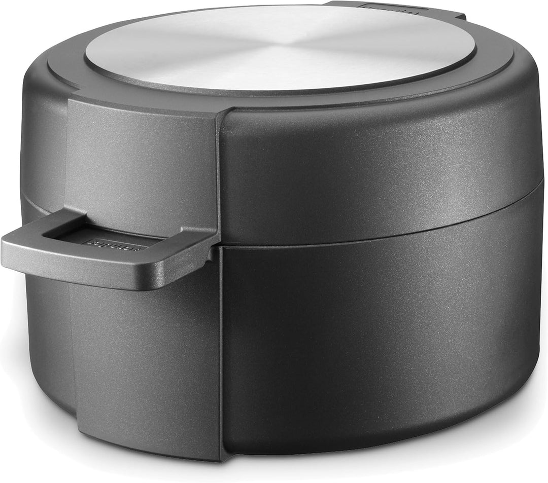 Berndes 035100 Double Round Kochgeschirrset, Kochtopf, 24 cm und Schmorkasserolle mit Glasdeckel, 24