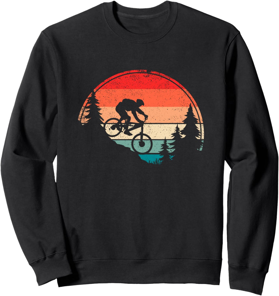 Retro Mountainbike MTB Downhill Fahrrad Sweatshirt