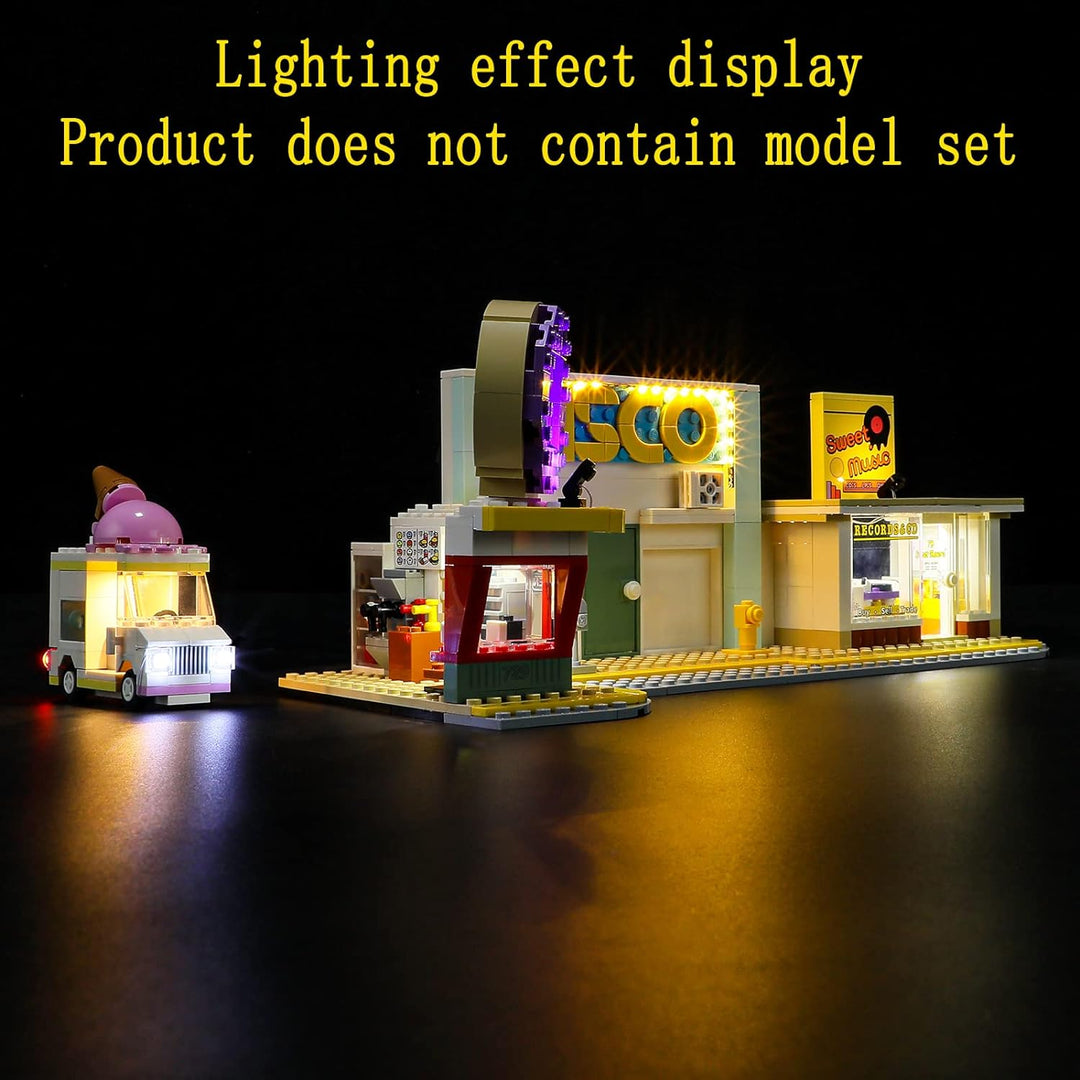 GEAMENT LED Licht-Set Kompatibel mit Lego BTS Dynamite - Beleuchtungsset für Ideas 21339 (Lego Set N