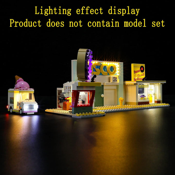 GEAMENT LED Licht-Set Kompatibel mit Lego BTS Dynamite - Beleuchtungsset für Ideas 21339 (Lego Set N