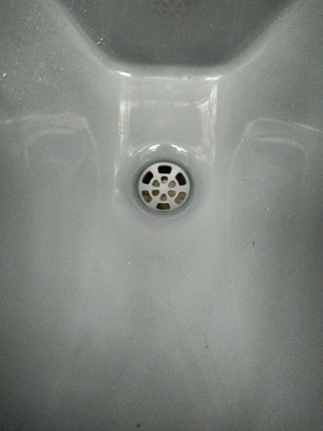 Varile Kunststoff Urinal glänzend, Pissuar Wasserlos für WC Kabinen Grau, Grau