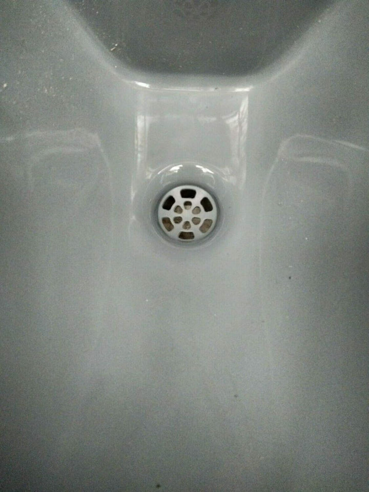 Varile Kunststoff Urinal glänzend, Pissuar Wasserlos für WC Kabinen Grau, Grau