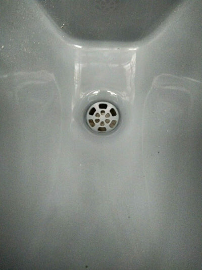 Varile Kunststoff Urinal glänzend, Pissuar Wasserlos für WC Kabinen Grau, Grau