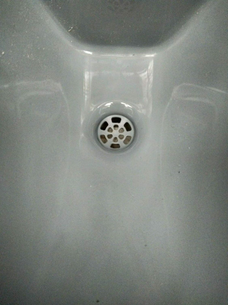 Varile Kunststoff Urinal glänzend, Pissuar Wasserlos für WC Kabinen Grau, Grau