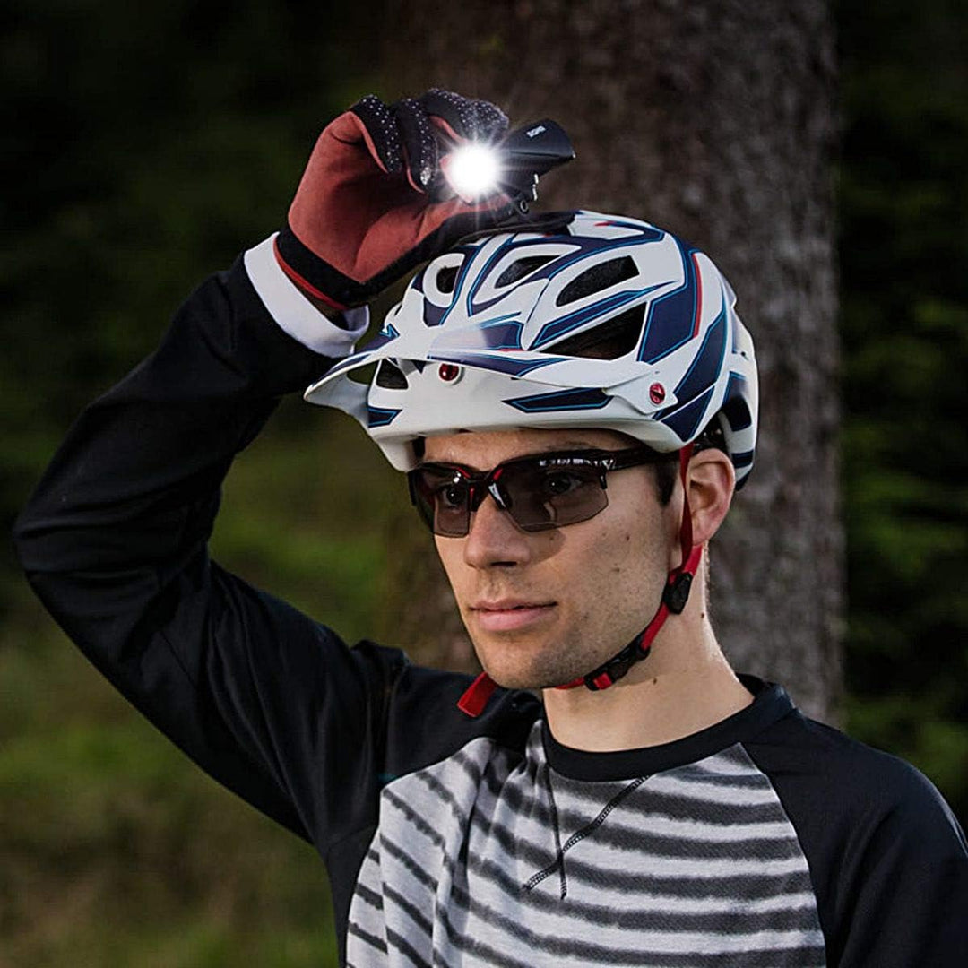 SIGMA SPORT Unisex – Erwachsene Led-helmlampe-2022044905 LED-Helmlampe, Schwarz, Einheitsgrösse
