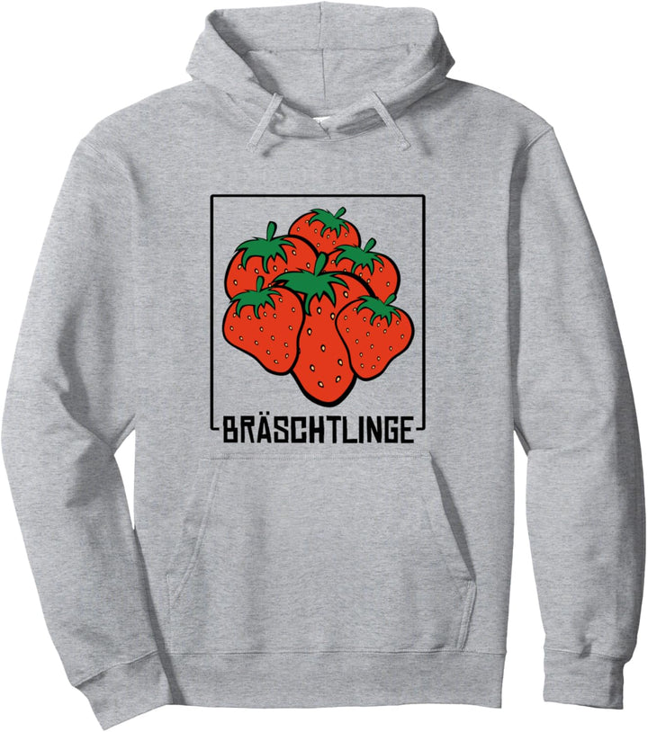 Bräschtlinge Erdbeeren Schwäbischer Dialekt Schwäbisch Pullover Hoodie
