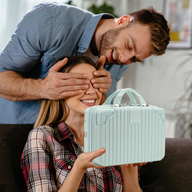 Balakaka Kosmetikkoffer hartschale Wasserdicht Schminktasche Leichter Handgepäck Beauty Case mit Han