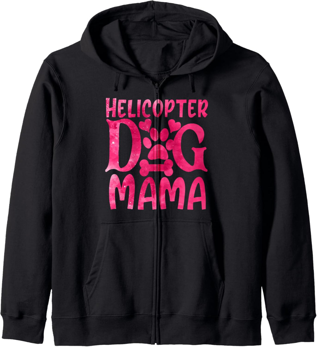 hubschrauber hund mama Kapuzenjacke
