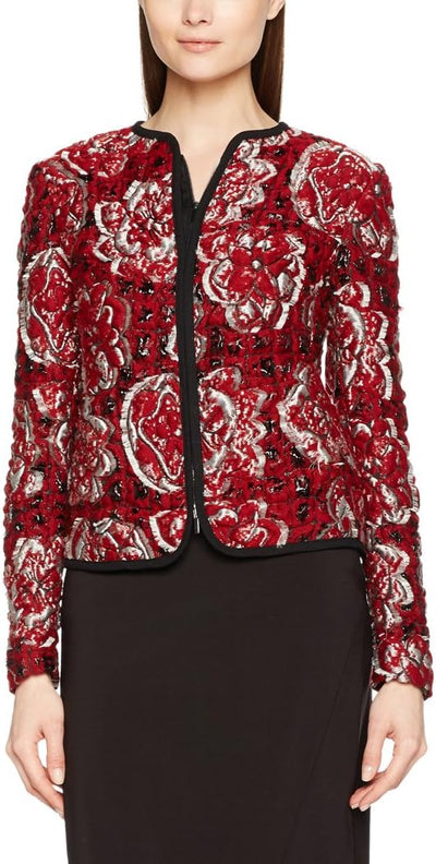 Piazza Sempione Jacke rot/schwarz DE 36 (IT 42)