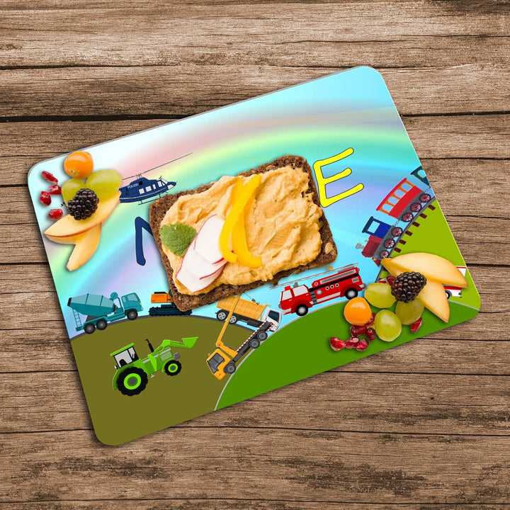 Vesperbrettchen mit Name/Frühstücksbrettchen Brotzeitbrettchen Schneidebrettchen mit Motiv und Perso