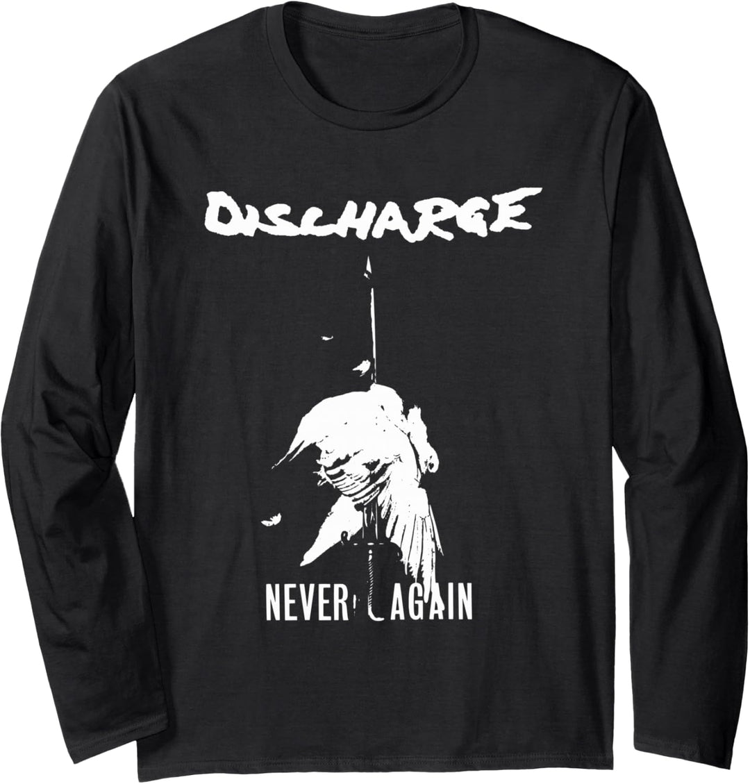 Discharge - Never Again - Official Merchandise Langarmshirt