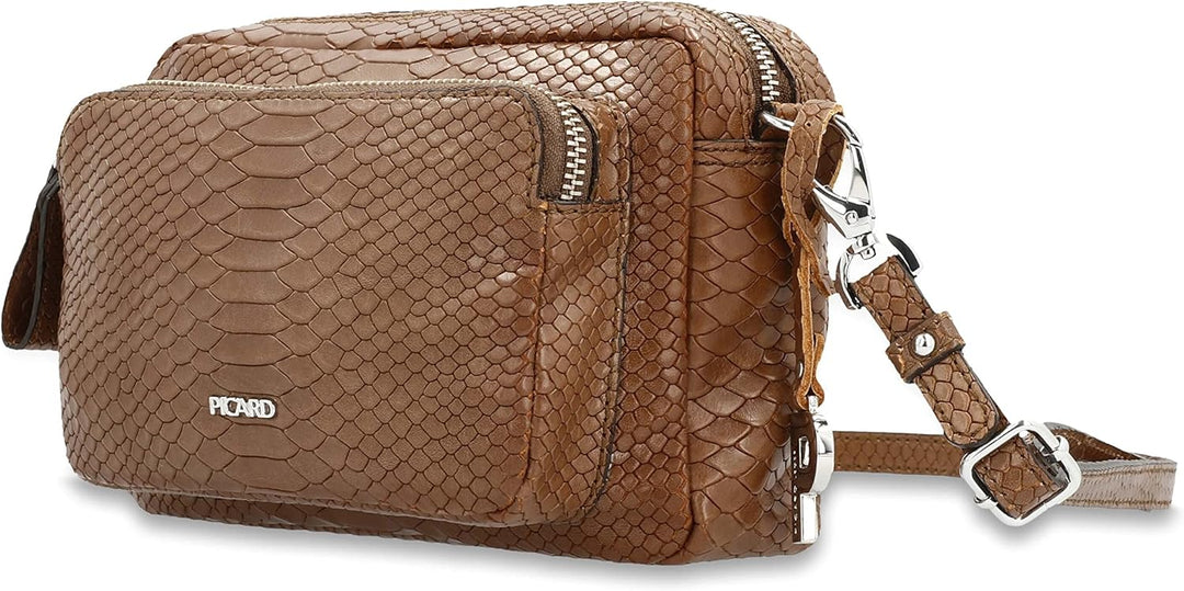 Picard Damen Schultertasche AWESOME aus Echtleder Klein | mit Reissverschluss | Schultertasche | All