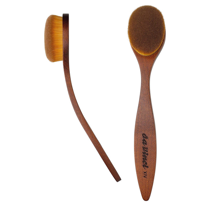 FOUNDATIONPINSEL - PUDERPINSEL mit soft touch Faser / vegan / Kunstfaser / Gr.14 / Made in Germany /