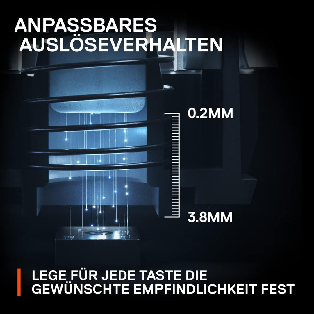 SteelSeries Apex Pro TKL (2023) - Mechanische Gaming-Tastatur – Die weltweit schnellste Tastatur – A