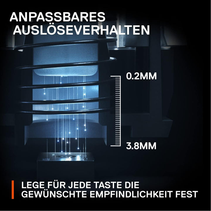 SteelSeries Apex Pro TKL (2023) - Mechanische Gaming-Tastatur – Die weltweit schnellste Tastatur – A
