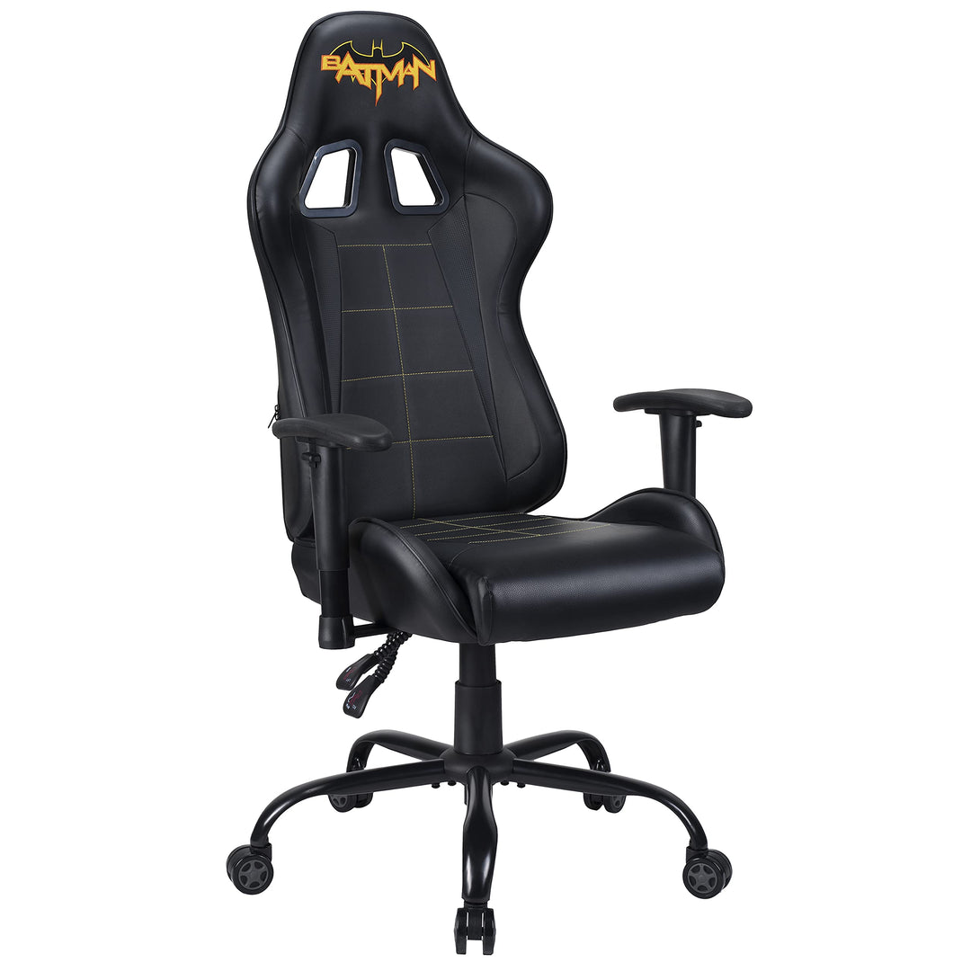 Subsonic Batman - Ergonomischer Gaming-Stuhl Verstellbare Rückenlehne/Armlehnen - Adult Gaming Chair