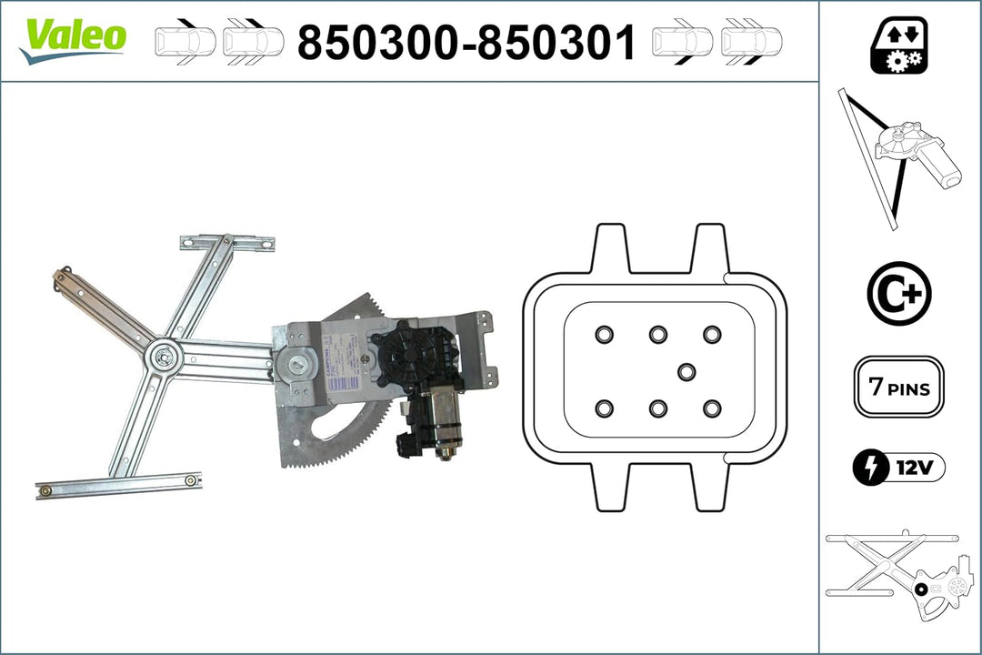 Valeo Fensterheber 850300