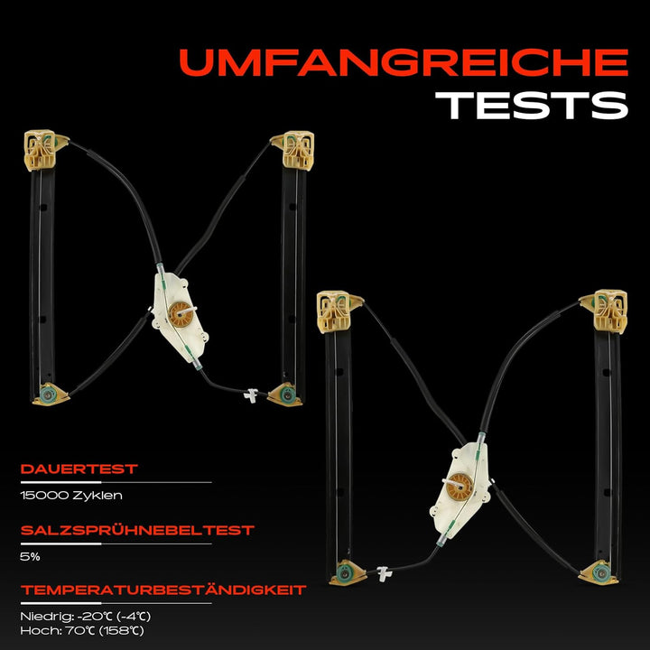 Frankberg 2X Elektrisch Fensterheber Ohne Motor Vorne Rechts Links für A4 8K2 Allroad 8KH Avant 8K5