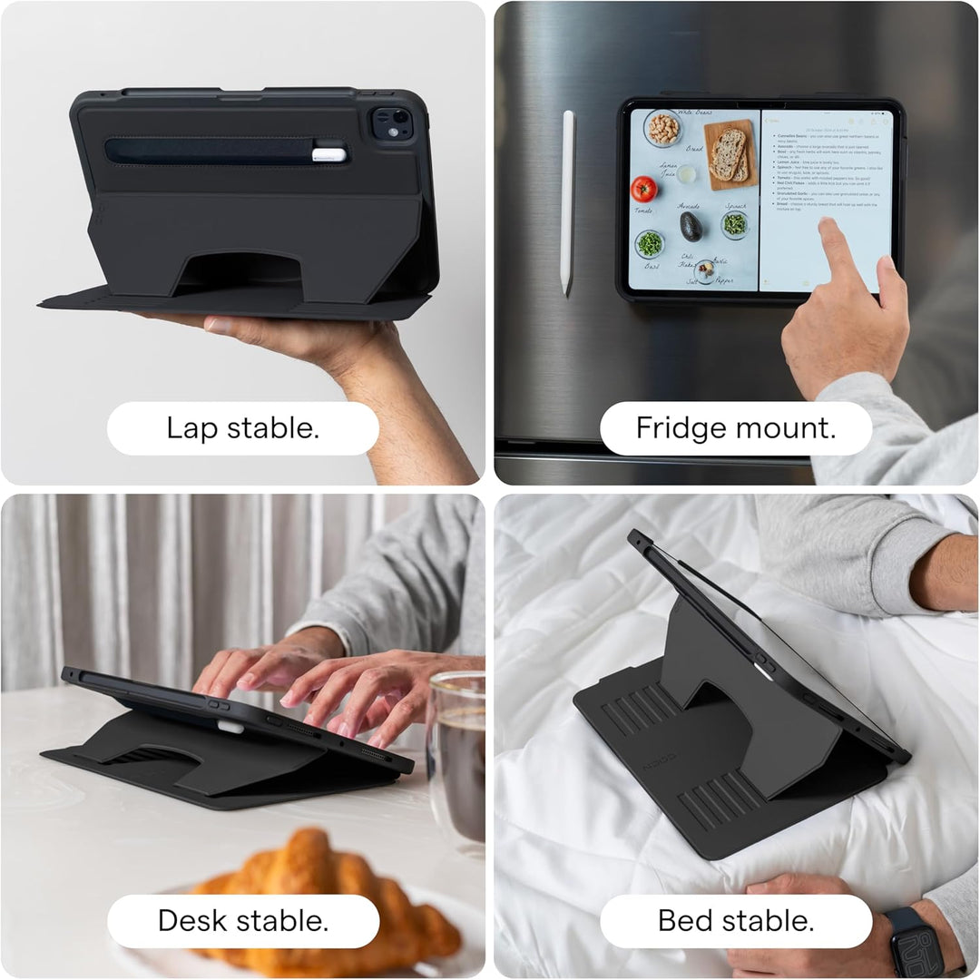 Zugu CASE iPad Air Hülle 13 Zoll M4 2026 & M3 2025 & M2 2024 / iPad Pro 12.9 (3rd/4th Gen), schlanke