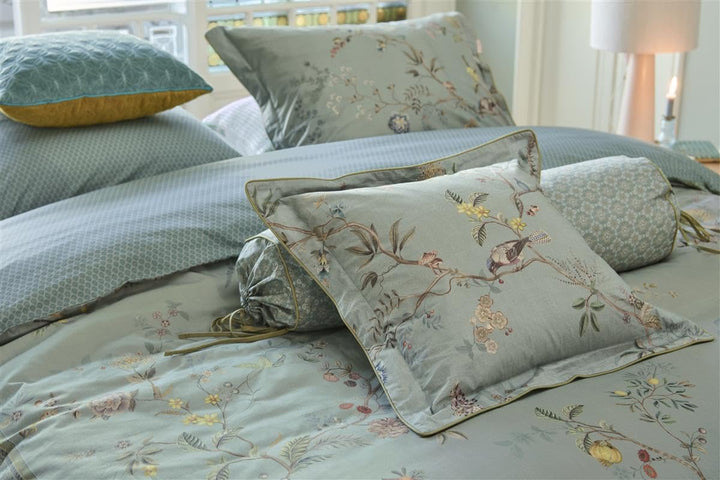 DE Pip Autunno Light Blue 155x220 1 Bettbezug 155 x 220 cm + 1 Kissenbezug 80 x 80, 1 Bettbezug 155