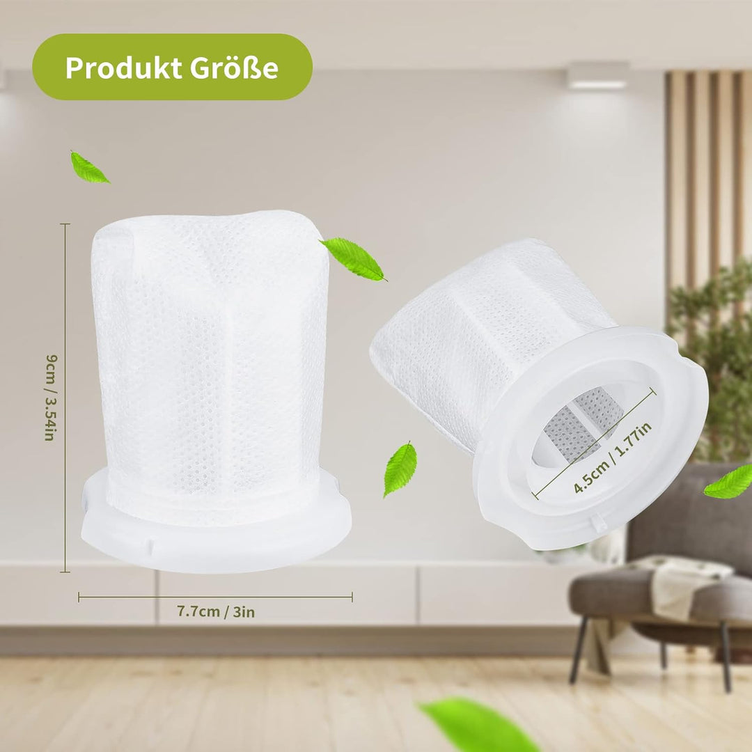 6 Stück Filter für Vorwerk Kobold VC100 Akku Staubsauger VC 100 Schmutzfilter Ersatzfilter für Vorwe