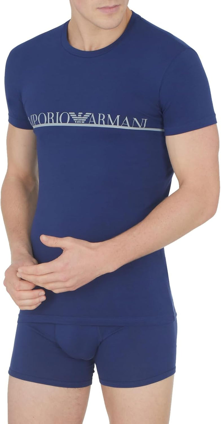 Emporio Armani Herren The New Icon T-Shirt XL Ink, XL Ink