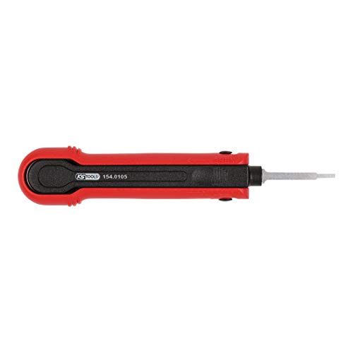 KS Tools 154.0105 Entriegelungswerkzeug für Flachstecker/Flachsteckhülsen 1,2 mm (AMP Tyco MQS)