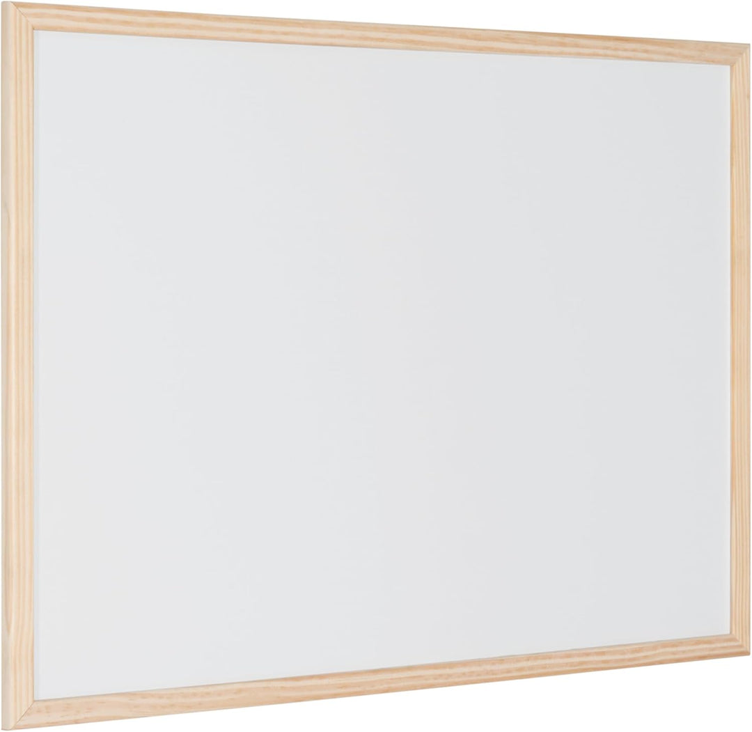Bi-Office Budget Whiteboard mit Holzrahmen, magnetisch, 5 Grössen wählbar, 90 x 60 cm 90x60 cm Singl