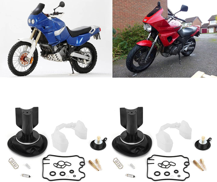 Keenso Motorrad Vergaser Reparatursatz, 2 Sätze Motorrad Vergaser Reparatursets für TDM 850, TDM 850