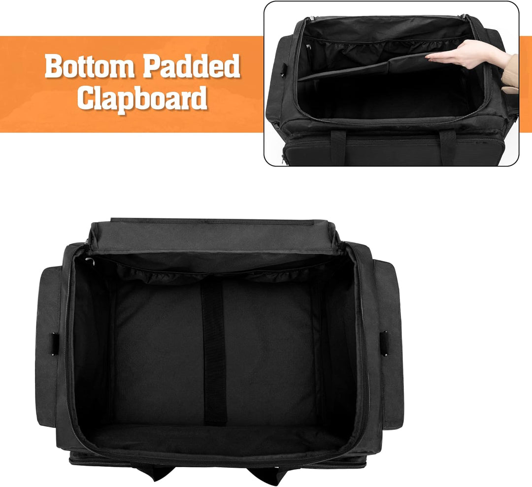 DSLEAF RC Aufbewahrungstasche für 1/8 oder 1/10 Auto, schützende RC Tragetasche mit Mehreren Taschen