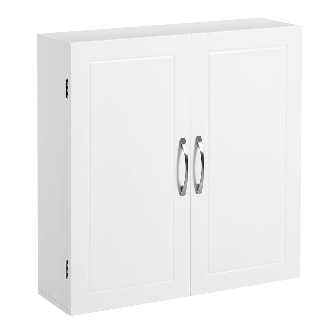 VASAGLE Badezimmerschrank, Badschrank, wandmontiert, 18 x 60 x 60 cm, Wandschrank mit verstellbaren