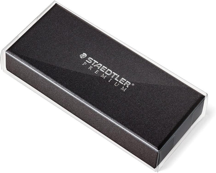 STAEDTLER Initium Resina Füllhalter, weisses Edelharz, F, Made in Germany, mit edler Geschenkverpack