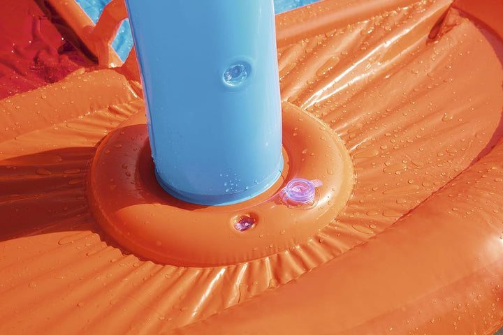 Bestway H2oGo Doppel- Wasserrutsche mit Ziel -Fontaine 1,2,3 Go! 549 cm Zweispuriger Dragstrip, Zwei