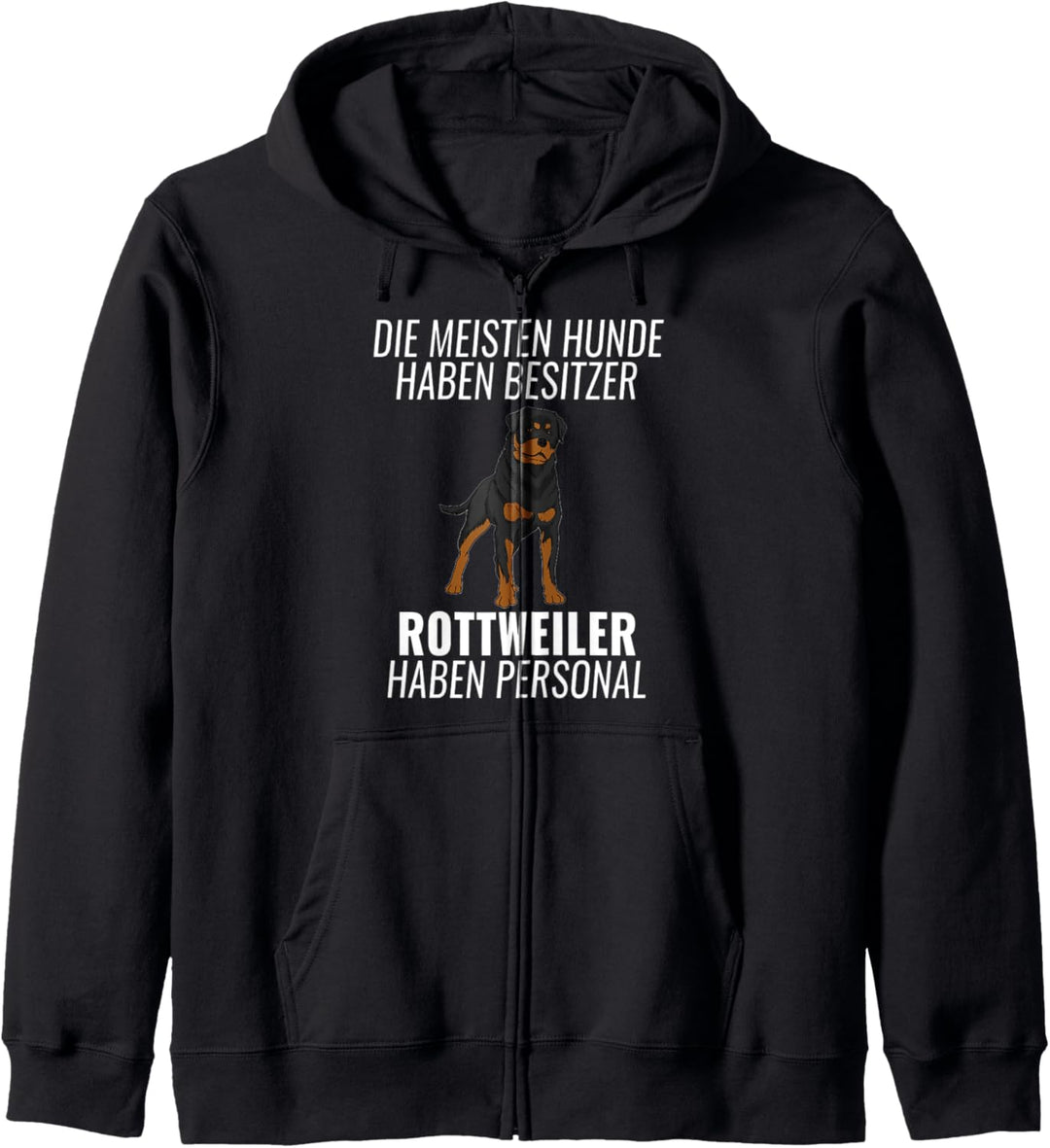 Lustiges Rottweiler Personal Hundehalter Geschenk Rotti Hund Kapuzenjacke