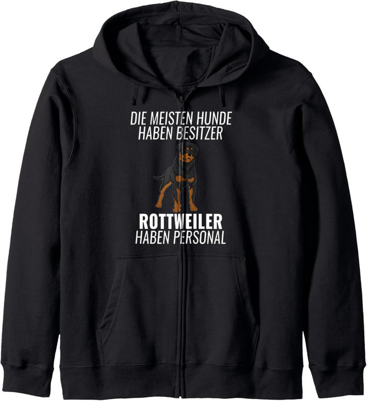Lustiges Rottweiler Personal Hundehalter Geschenk Rotti Hund Kapuzenjacke