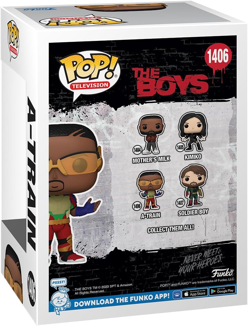 Funko Pop! TV: The Boys - A-Train - (Rally) - Vinyl-Sammelfigur - Geschenkidee - Offizielle Handelsw