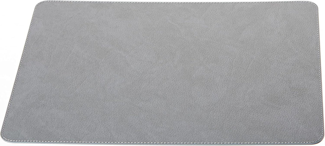 Nikalaz Platzsets und Untersetzer (4er Set) aus recyceltem Leder, Tischsets, 4 Stück Platzsets und 4