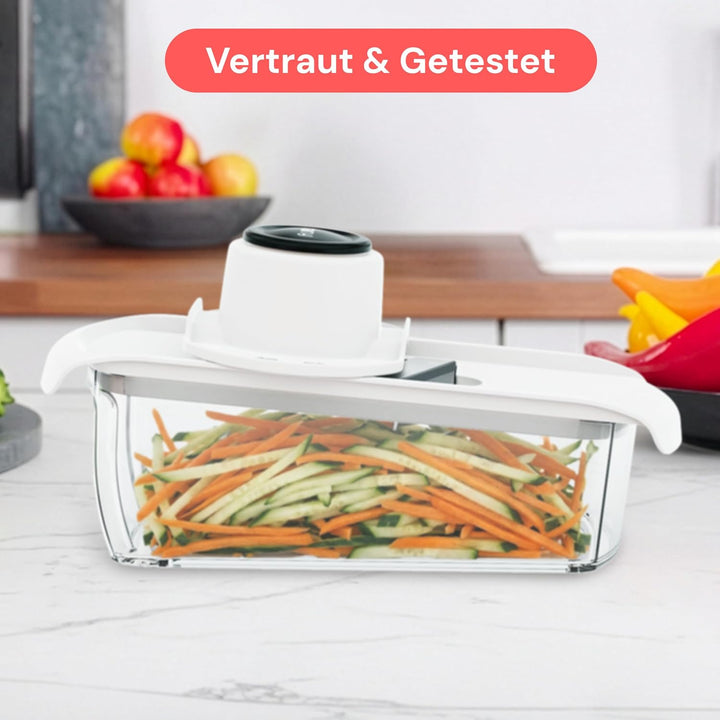 Fullstar Pro - 11-in-1 Mandoline Gemüsehobel, Julienneschneider und Reibe | Küchenhobel mit Scharfen