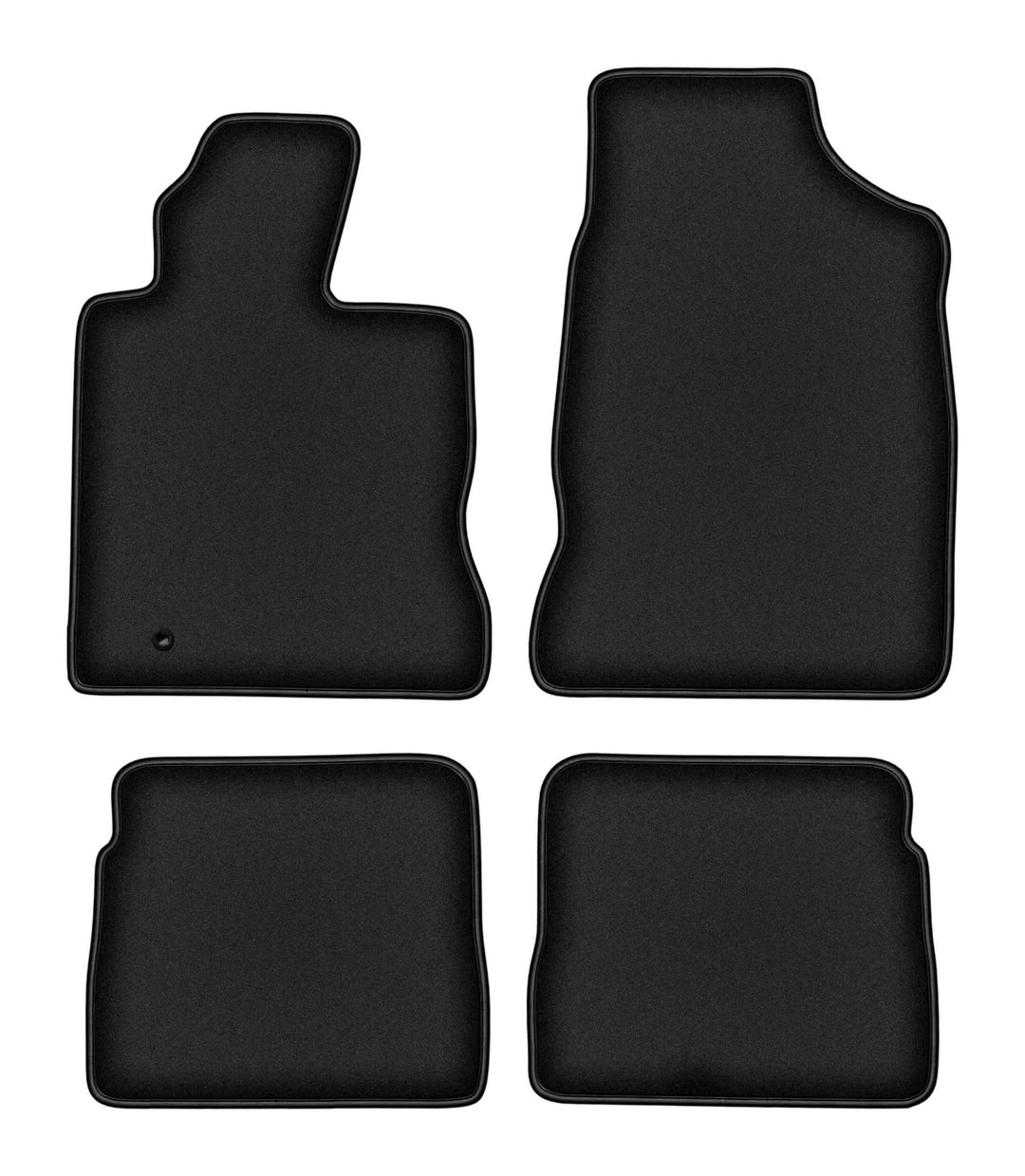 Automatte – Passend für Chrysler PT Cruiser Cabrio, Fliessheck 2000-2010 – Velours – Autozubehör - A