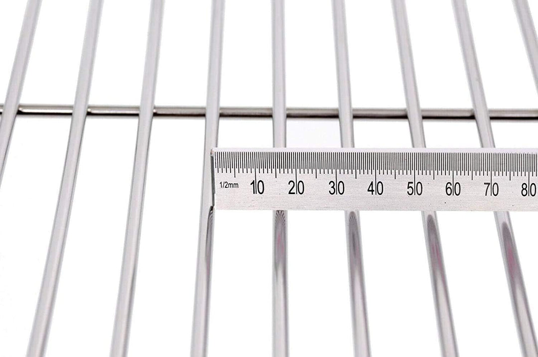 Grillrost Ø 44,5 cm aus Edelstahl rostfrei und elektropoliert 4mm für Grill rund, Kugelgrill, Feuers