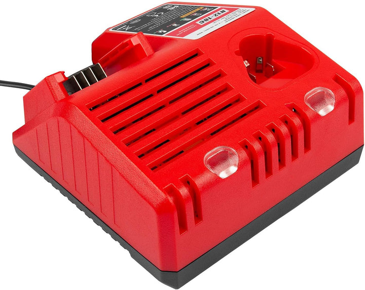 ASUNCELL M12 &amp; M18 Ladegerät für Milwaukee M18 M12 akku, Doppelte Ports Ersatzladegeräte für Milwauk