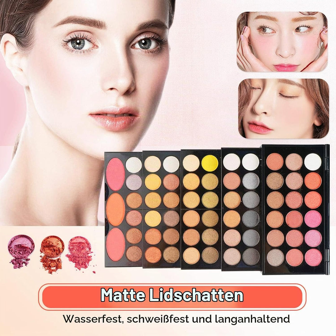 PhantomSky 148 Farben Schminkset, Cosmetics Schminkkoffer Mädchen Make Up Set für Teenager Kosmetik