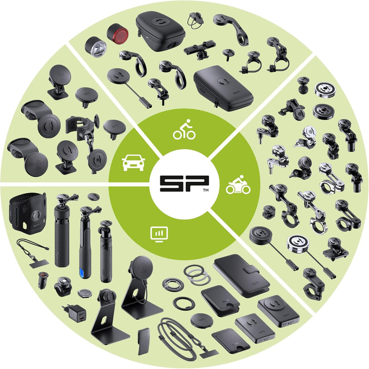 SP CONNECT Road Bike Bundle kompatibel mit iPhone 15 |SPC+|Handyhalter für Road Bike| Fahrrad Handy