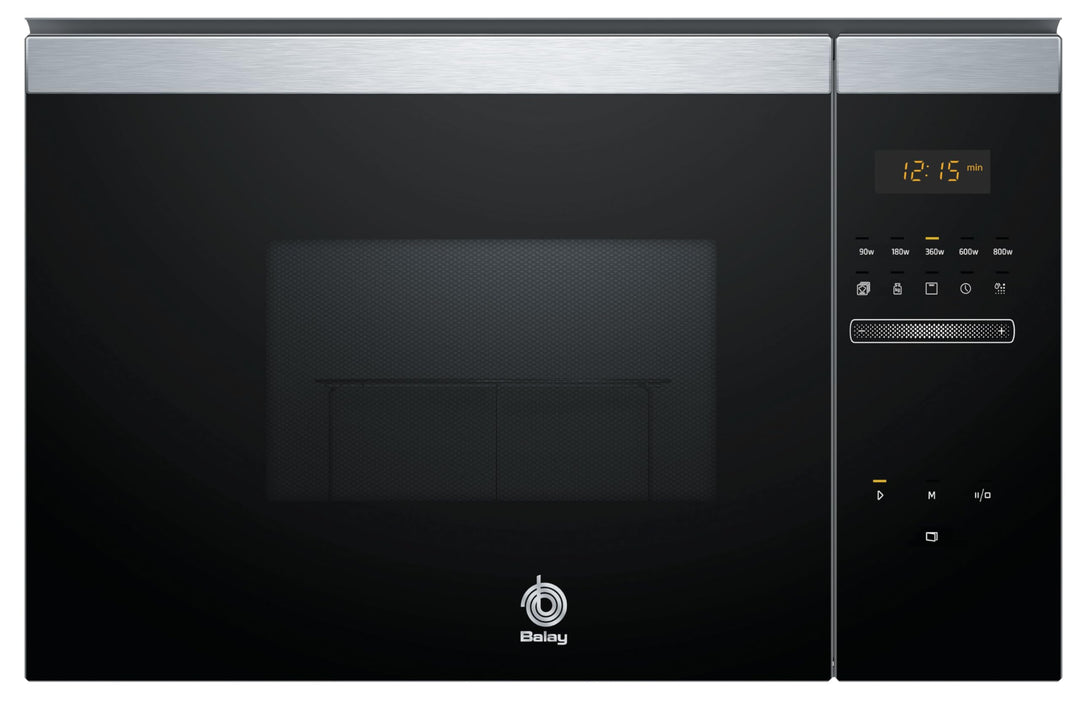 Balay 3CG4172X2 Elektronische Mikrowelle, ohne Rahmen, 38 cm, 20 l, 5 F, Aqualisis, Ap. links, 8 Rez