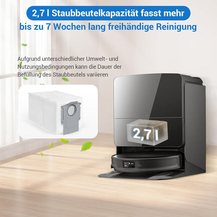 Zubehör für Roborock Saros 20/ Saros 10R/ Qrevo CurvX/Qrevo Curv 2 Pro Saugroboter Ersatzteile, 2 Ha