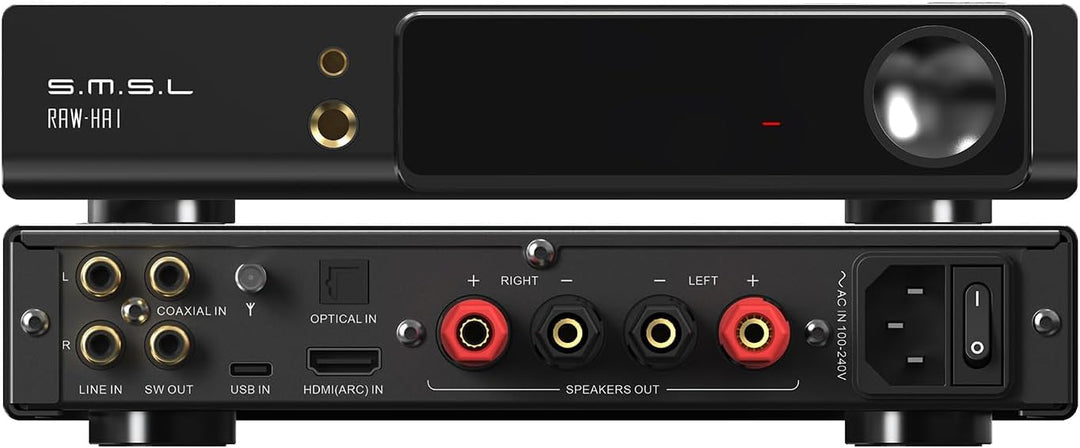 S.M.S.L RAW-HA1 Leistungsverstärker MQA MQA-CD XU316 32Bit/768kHz DSD256 Unterstützung LDAC APTX/HD