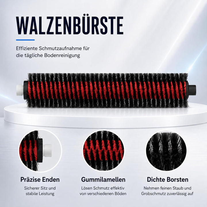 Bluearks 27 Stück Zubehörset für Roborock S8 MaxV Roboter Saugroboter, 2 Hauptbürste, 4 Filter, 4 Wi