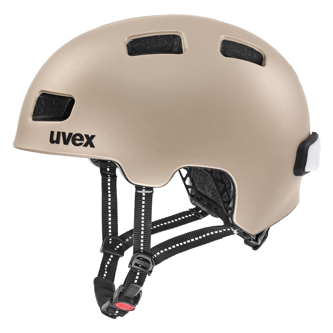 uvex City 4 - Leichter City-Helm für Damen und Herren - individuelle Grössenanpassung - inkl. LED-Li